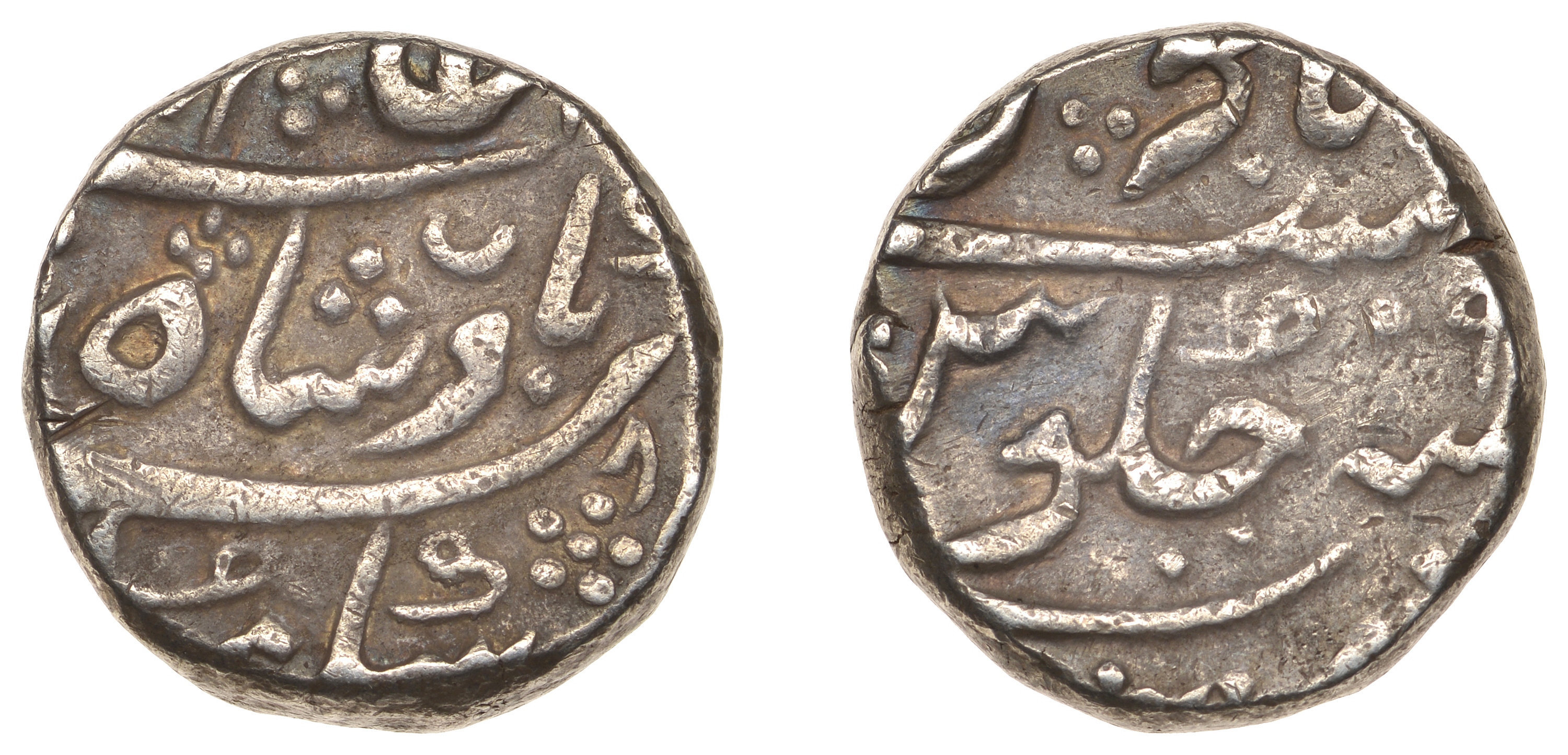 East India Company, Bombay Presidency, Early coinages: Mughal style, silver Rupee for the Ma...
