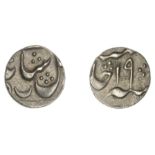 East India Company, Bengal Presidency, Calcutta Mint: 19 Sun Sicca coinage, silver Eighth-Ru...