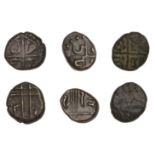 East India Company, Madras Presidency, Early coinages, copper Cash (3), all type V, 1212h [1...