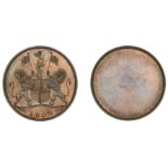 East India Company, Bengal Presidency, European Minting, Soho, copper Trial or Pattern Pie,...