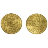 East India Company, Bengal Presidency, A jeweller's copy of a Murshidabad gold Mohur, yr 19,...