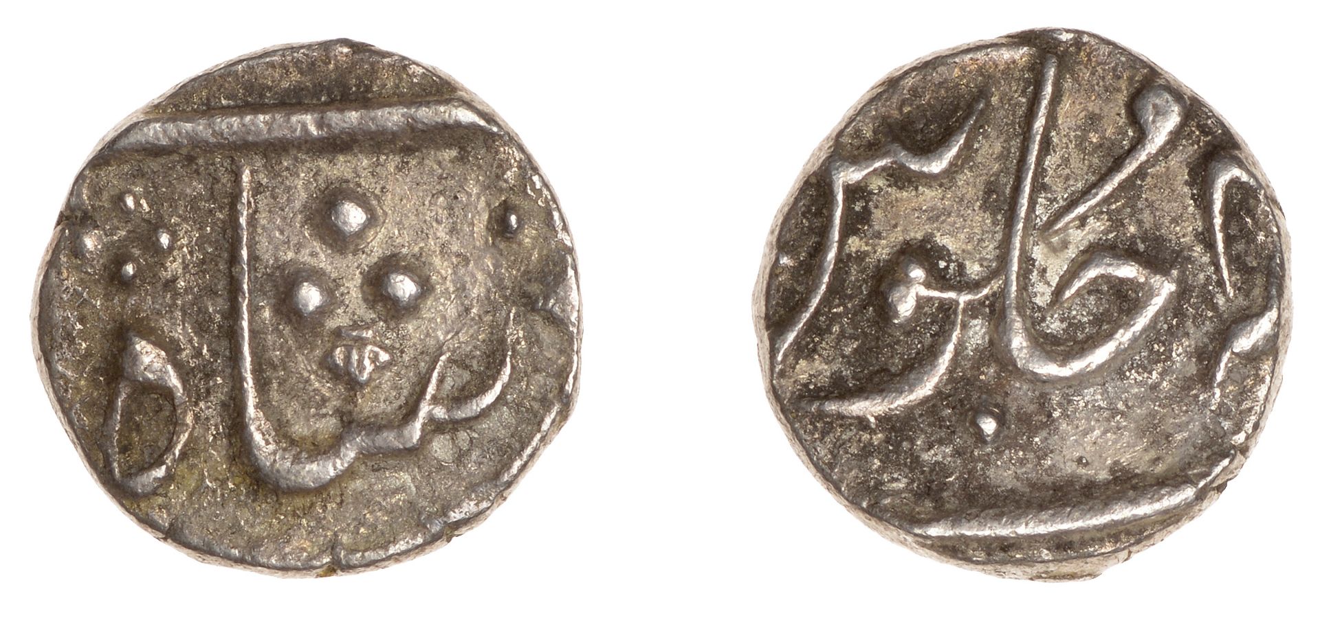 East India Company, Bombay Presidency, Later coinages: Moghul style, silver Quarter-Rupee, B...