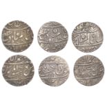 East India Company, Bengal Presidency, Benares Mint: Second phase, silver Rupees (3), in the...