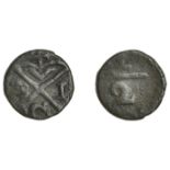 East India Company, Bombay Presidency, Early coinages: English design, copper Half-Pice in t...