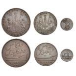 East India Company, Madras Presidency, European Minting, 1803-8, Soho, copper 10 Cash, 1803,...