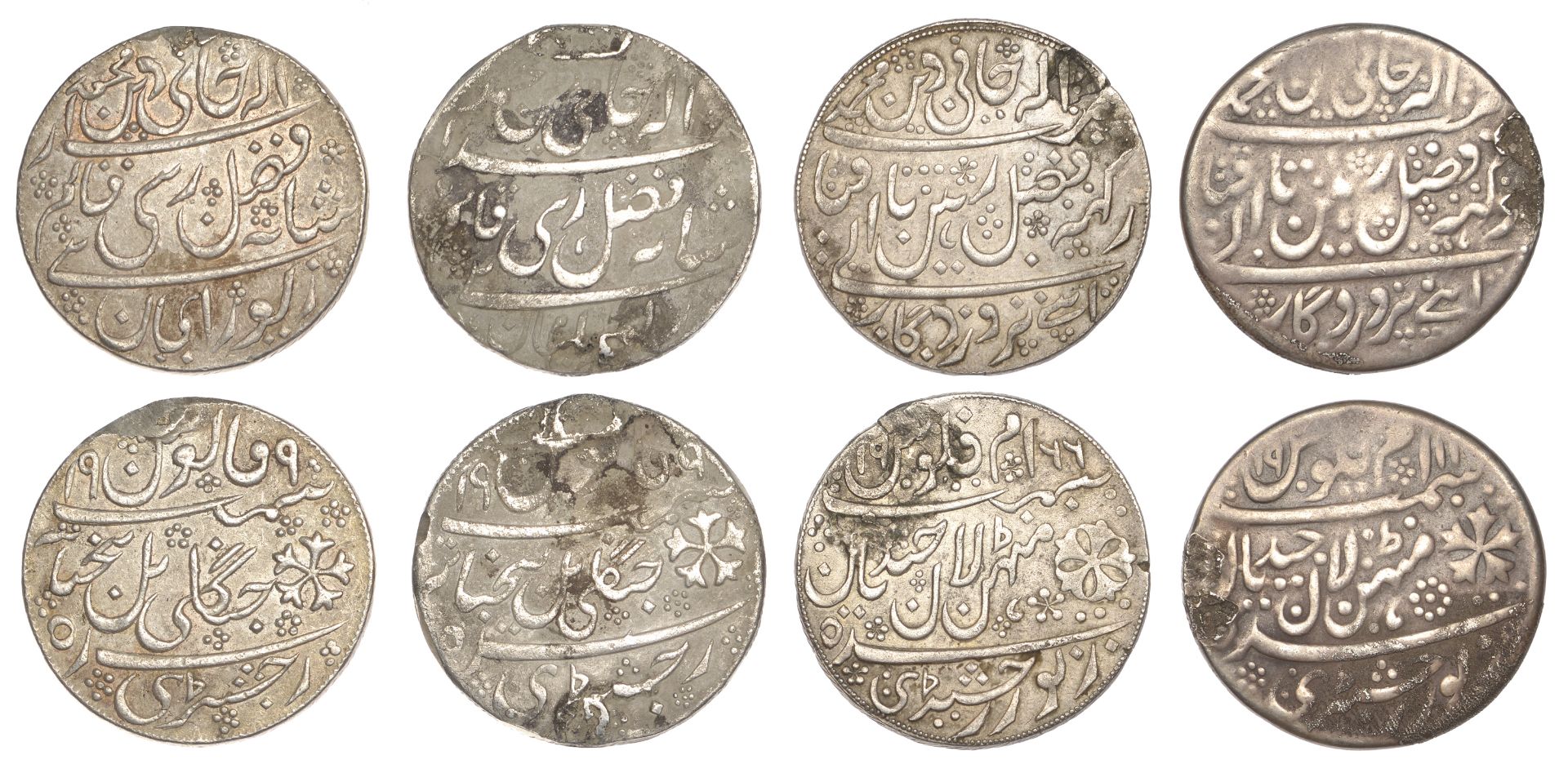 East India Company, Bengal Presidency, Jewellers' copies in silver or base metal of Murshida...