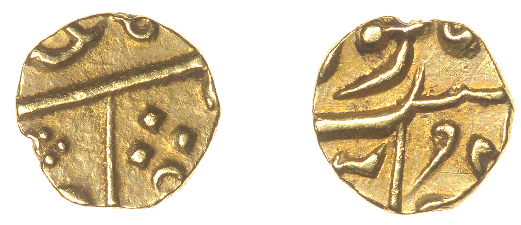 East India Company, Bombay Presidency, Later coinages: Moghul style, gold Rupee or Fifteenth...