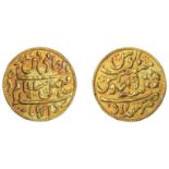 East India Company, Bengal Presidency, A jeweller's copy of a Murshidabad gold Half-Mohur, y...