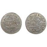 East India Company, Bengal Presidency, Calcutta Mint: First milled issue, silver Rupee in th...