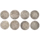 East India Company, Bengal Presidency, Benares Mint: Second phase, silver Rupees (4), in the...