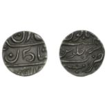 East India Company, Bombay Presidency, Early coinages: Mughal style, silver Fifth-Rupee for...