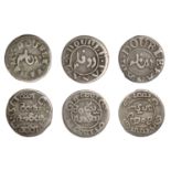 East India Company, Madras Presidency, Reformation 1807-18, silver Double Fanams, first issu...