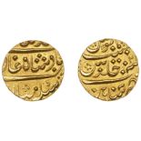 East India Company, Madras Presidency, Early coinages: Mughal style, gold Mohur, in the name...