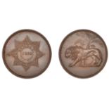 East India Company, Bombay Presidency, Later coinages: English design, copper Pattern Mohur,...