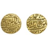 East India Company, Bengal Presidency, Benares Mint: First phase, gold Mohur in the name of...