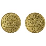 East India Company, Bengal Presidency, A jeweller's copy of a Murshidabad gold Half-Mohur, y...