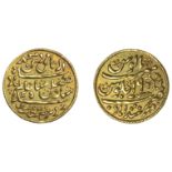 East India Company, Bengal Presidency, A jeweller's copy of a Murshidabad gold Half-Mohur, y...