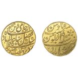 East India Company, Bengal Presidency, Patna Mint: Second milled issue, gold Mohur in the na...