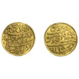 East India Company, Bengal Presidency, A jeweller's copy of a Murshidabad gold Half-Mohur, 1...
