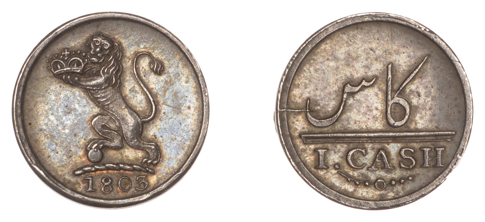 East India Company, Madras Presidency, European Minting, 1803-8, Soho, silver Proof Cash, ra...
