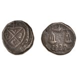 East India Company, Bombay Presidency, Later coinages: Local minting, copper Half-Anna, 1828...