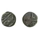 East India Company, Bombay Presidency, Early coinages: English design, copper Quarter-Pice i...
