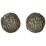 East India Company, Bombay Presidency, Early coinages: English design, copper Pice in the na...