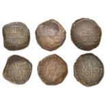 East India Company, Bombay Presidency, Early coinages: English design, copper Copperoons (3)...