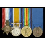 Four: Leading Stoker William Nicholson, Royal Naval Reserve, who was awarded the bronze Al V...