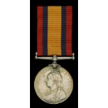 Queen's South Africa 1899-1902, no clasp (2999 Pte. W. Bedman. Rl: Berks: Regt.) good very f...