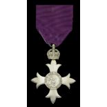 The Most Excellent Order of the British Empire, M.B.E. (Civil) Member's 1st type breast badg...