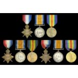 Three: Warrant Engineer L. Harrington, Royal Naval Reserve 1914-15 Star (Wt. Eng. L. Harrin...