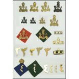 King's Africa Rifles Cap and Collar Badges. A selection of insignia including 3rd Battalion...