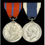 A K.P.M. pair awarded to Deputy Chief Constable R. Hannah, Warwickshire Constabulary King...