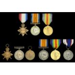 Three: Stoker 1st Class A. R. Bailey, Royal Navy 1914-15 Star (305603. A. R. Bailey. Sto. 1...