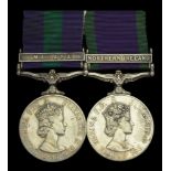 Pair: Sergeant D. Benham, Duke of Edinburgh's Royal Regiment (Berkshire and Wiltshire), late...