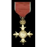 The Most Excellent Order of the British Empire, O.B.E. (Civil) Officer's 2nd type breast bad...