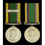 Cadet Forces Medal, E.II.R., 2nd issue (2) (Ty. Lt. (S.C.C.) J. Gray. R.N.R.; Ty. Lt. (S.C.C...