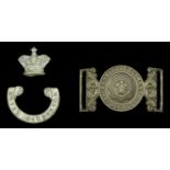 Cheshire Regiment (4th Volunteer Battalion) Officer's Waist Belt Clasp c.1890. A fine Offic...