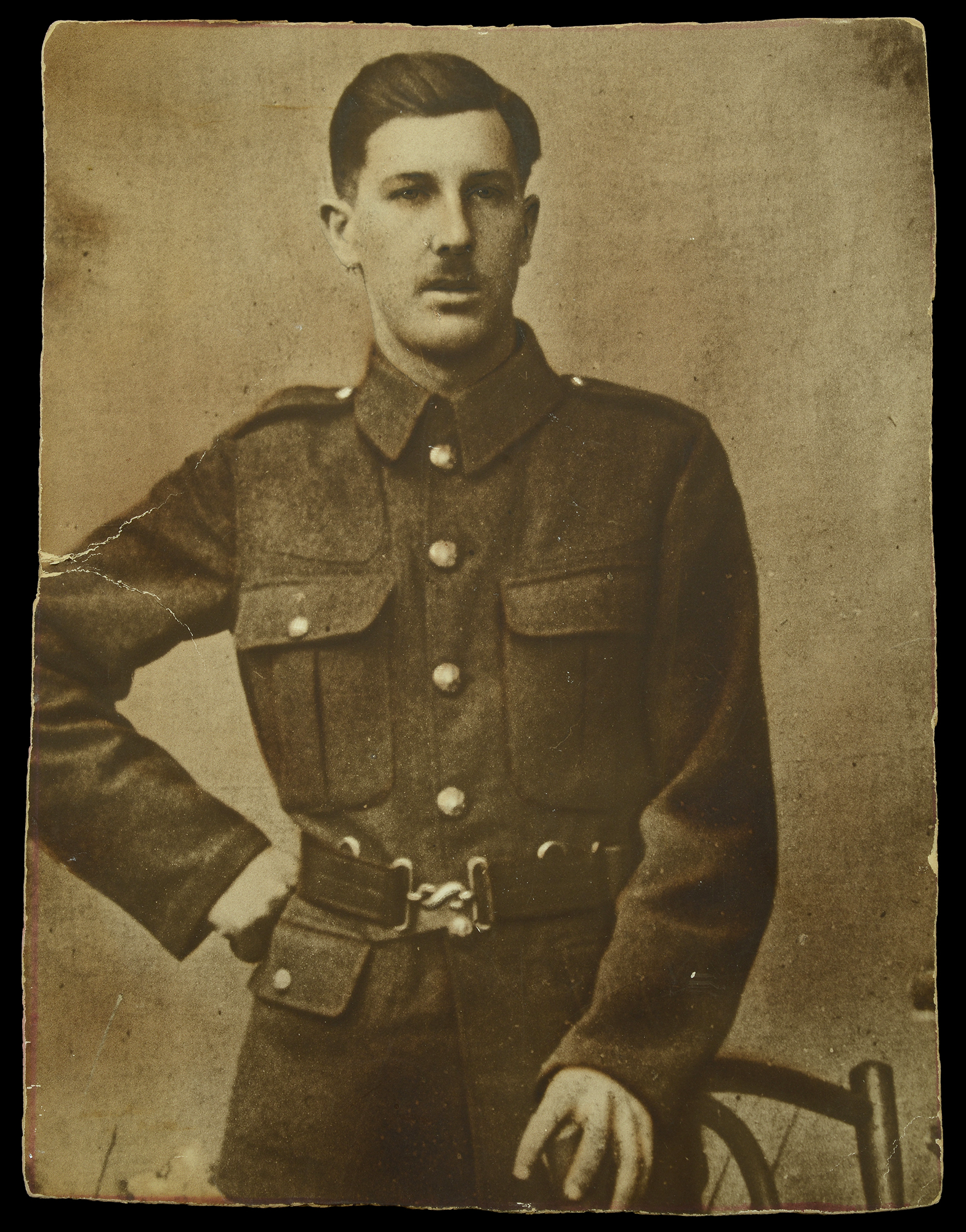 Family group: Three: Private C. Gerard, 1st Battalion (Ontario Regiment), Canadian Infant...