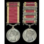 The historically important First and Second China Wars campaign pair awarded to Sir Harry S....