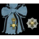 Poland, Republic, Order of Virtuti Militari, Grand Cross set of insignia, comprising sash ba...