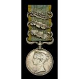 Crimea 1854-56, 3 clasps, Alma, Inkermann, Sebastopol (* 1847. Jas. Limer. 49th. Regt. *) co...