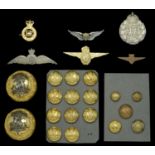 Miscellaneous Militaria. A miscellaneous selection, comprising a pair of Northumberland Fus...