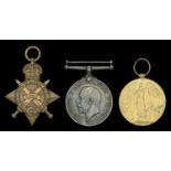 Three: Private M. Scully, Royal Irish Fusiliers 1914 Star (11305 Pte. M. Scully. R. Ir: F...