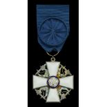 Finland, Republic, Order of the White Rose, Officer's breast badge, by A. Tillander, Helsink...