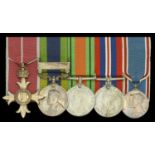 A Second War O.B.E. group of five awarded to Lieutenant-Colonel R. C. G. Chapman, C.I.E., Ro...