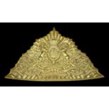 16th (The Queen's) Lancers Other Ranks Full Dress Lance Cap Plate.â€¨A good quality die-stampe...