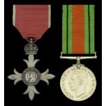 A Second War 'Civil Defence' M.B.E. pair awarded to T. Kennett, Esq., Assistant Town Clerk a...