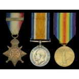 Three: Private A. Mason, Royal Berkshire Regiment 1914 Star, with copy clasp (8481 Pte. A...